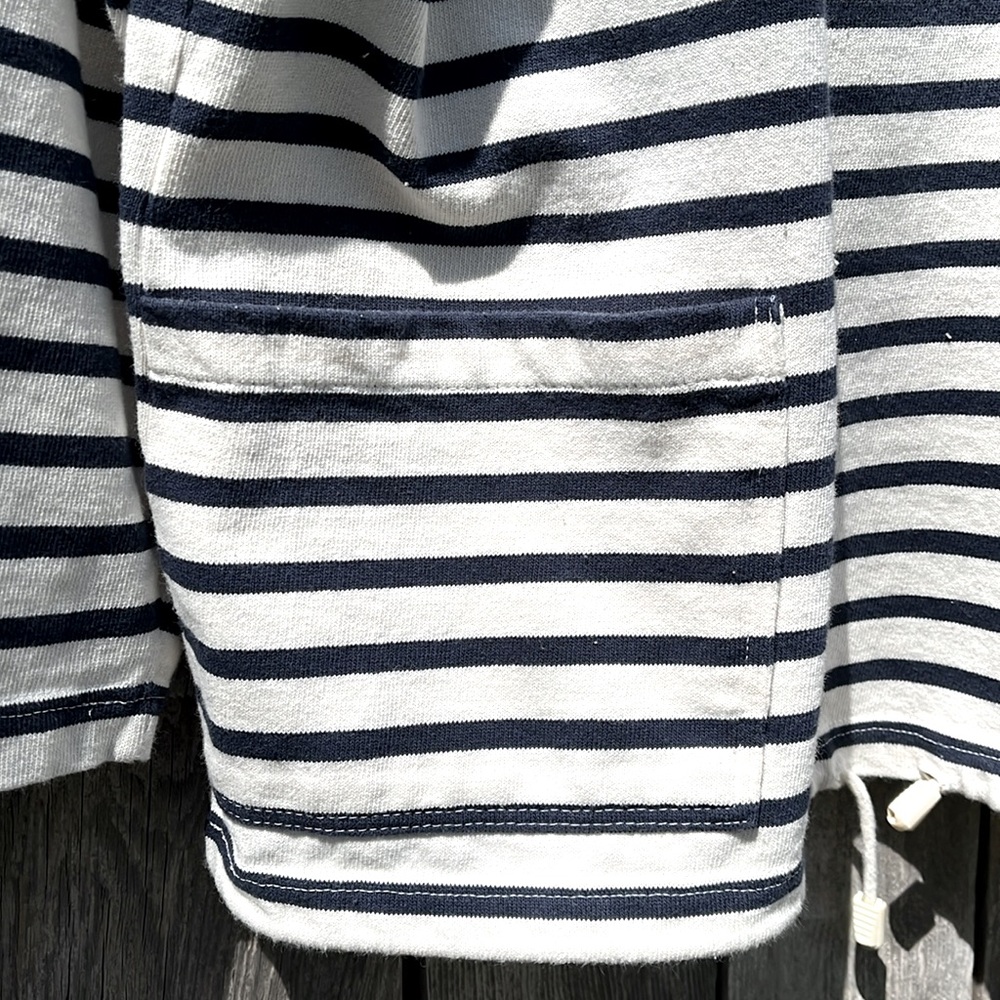 St James Breton Striped Hoodie Size L - Picture 3 of 6